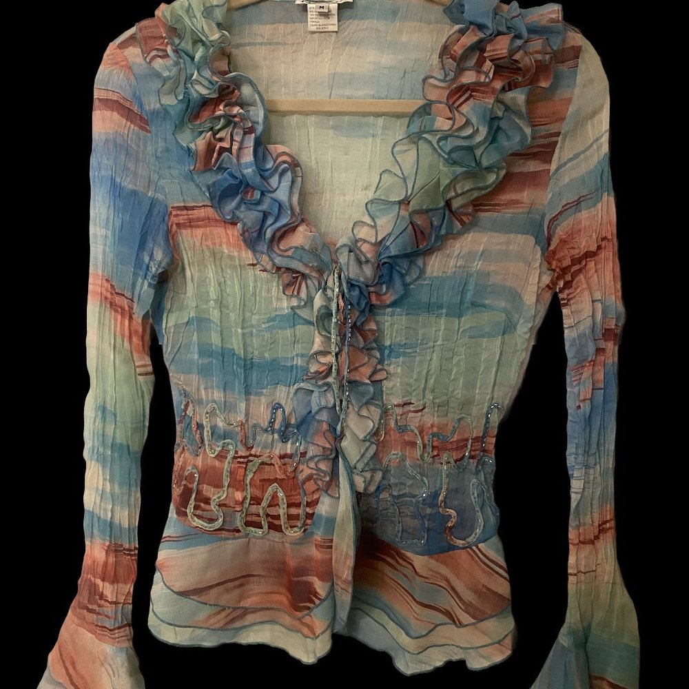 MK SOLO CHIFFON BLOUSE